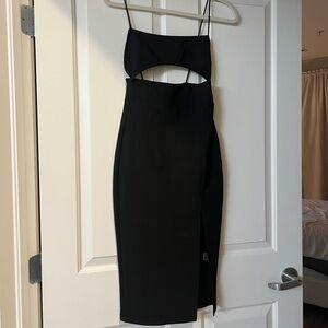 REVOLVE Superdown Black Midi Dress